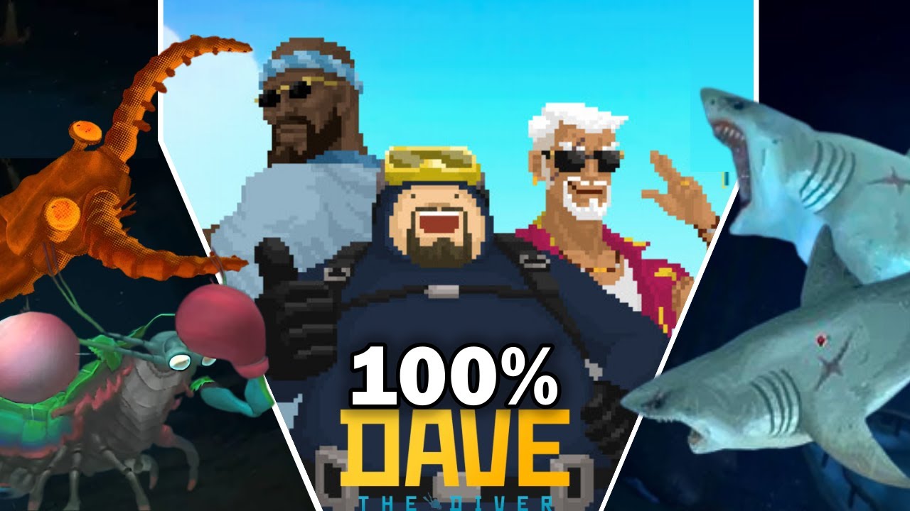 JOGUEI 100% DE DAVE THE DIVER