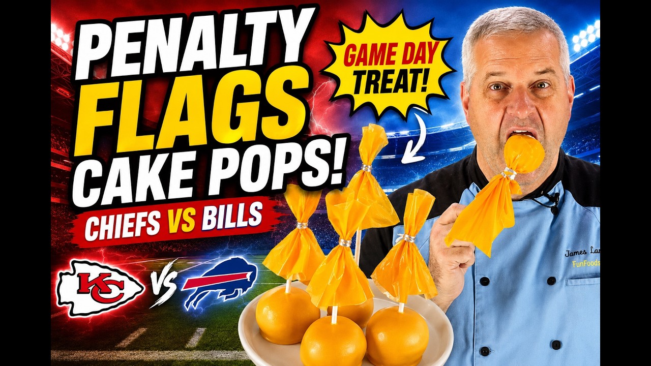 Penalty Flags Cake Pops for Chiefs vs Bills – Game Day Treats!