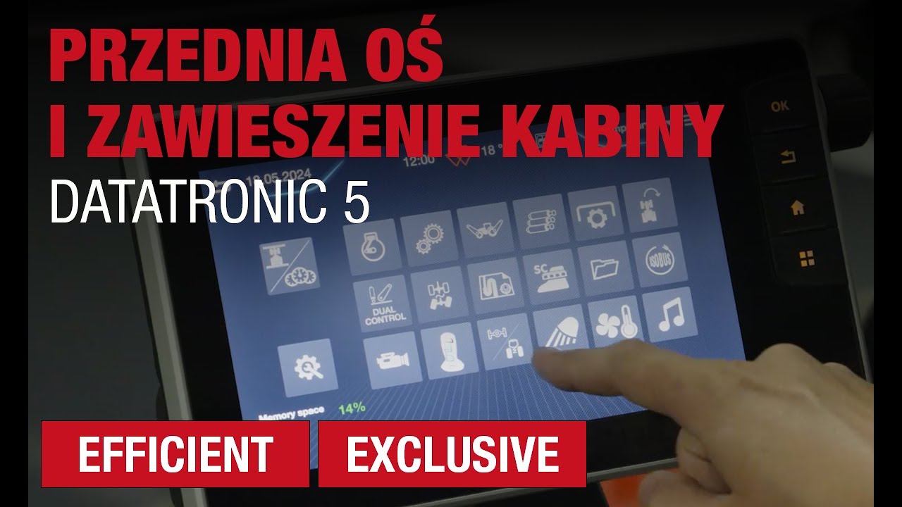 USTAWIENIE | PRZEDNIA OŚ I ZAWIESZENIE KABINY