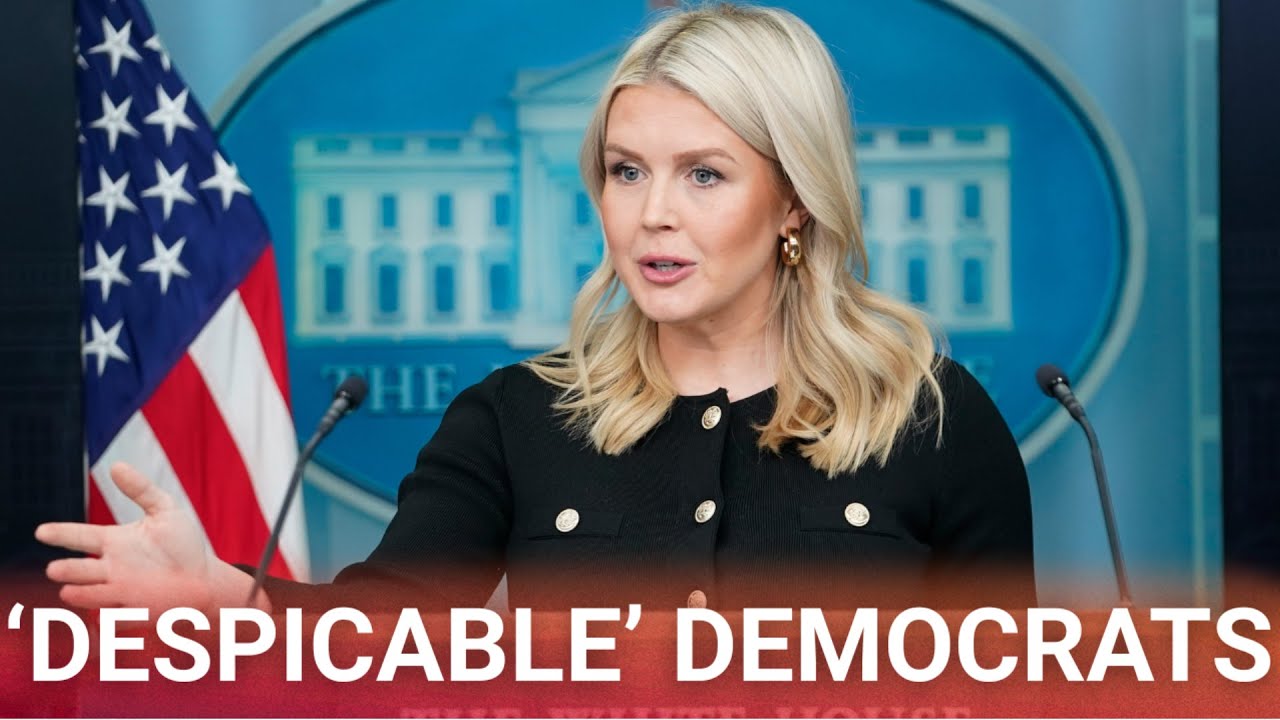 ‘Irresponsible’: Karoline Leavitt blasts ‘despicable’ Democrats for government shutdown