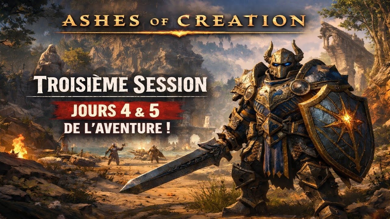 ASHES OF CREATION - L'AVENTURE TANKTACULAIRE J4 J5