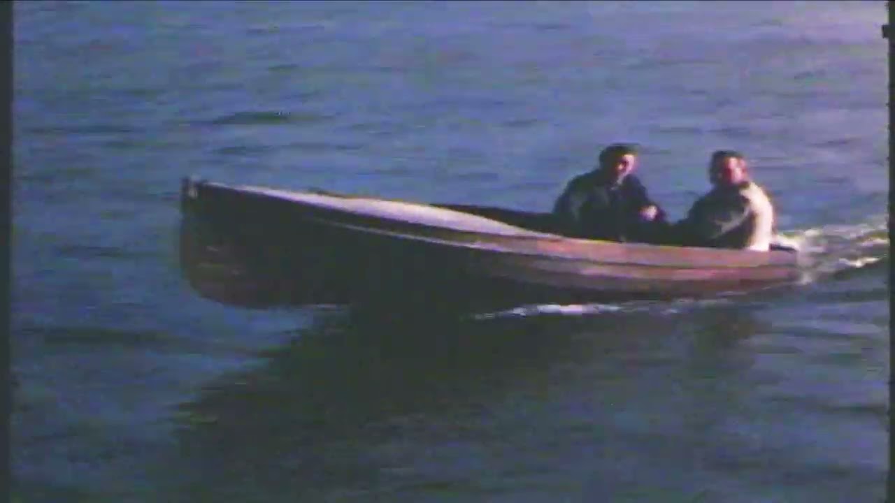 Boating on Lodge Pond, Middleton, 1940s, filmed by Fred Pedley