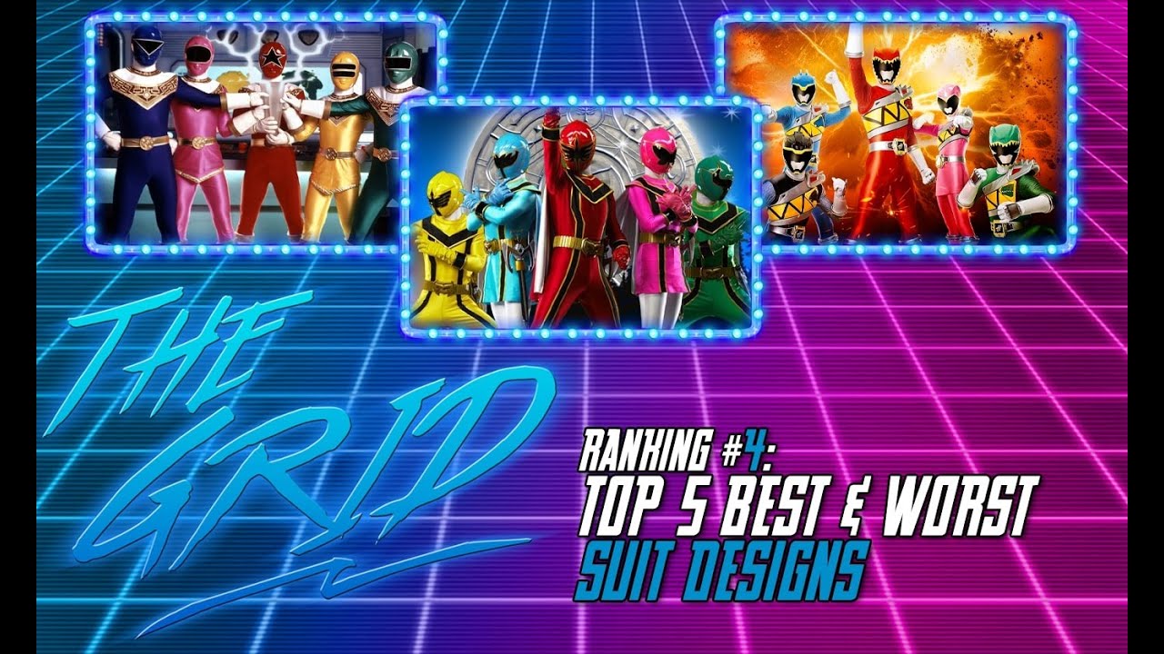 The GRID Ranking #4: Top 5 Best & Worst Power Rangers Suit Designs