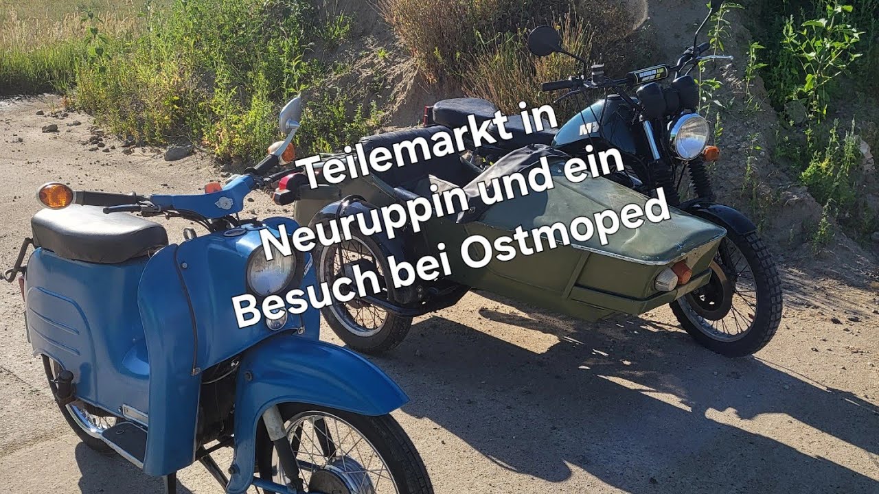 Teilemarkt Neuruppin und Besuch bei Ostmoped #ifa #simson #trabant #wartburg #MZ #ddr #ostmoped