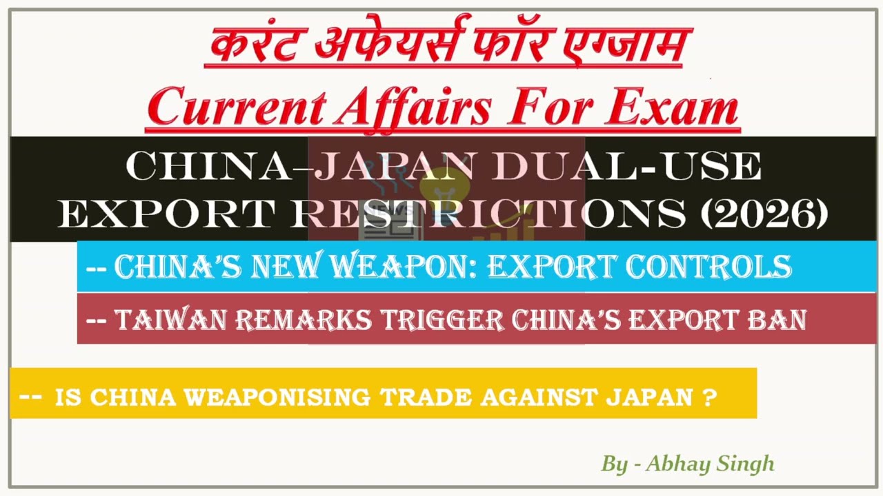 China Weaponises Trade Against Japan | Rare Earth Crisis Explained