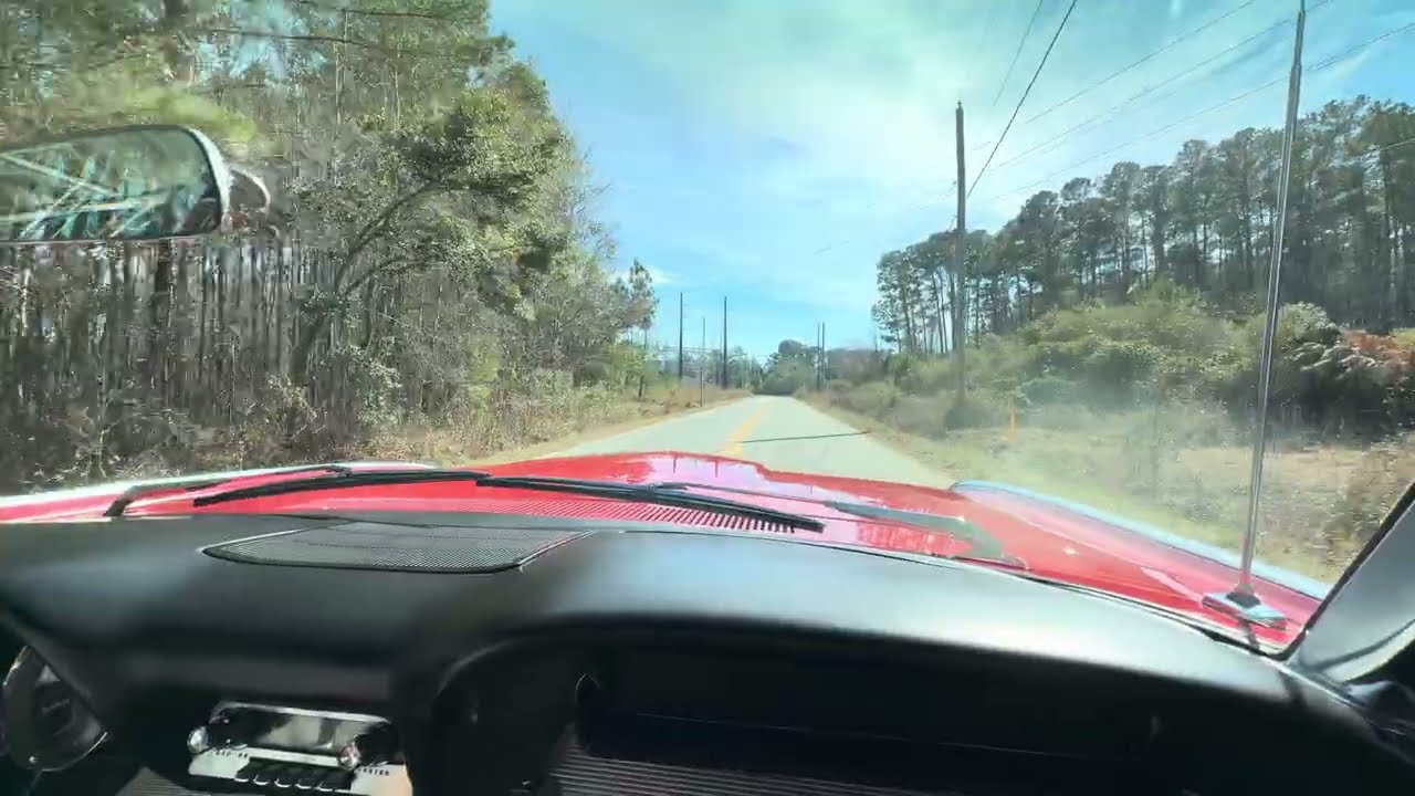 1962 Ford Thunderbird Roadster Driving Video 
