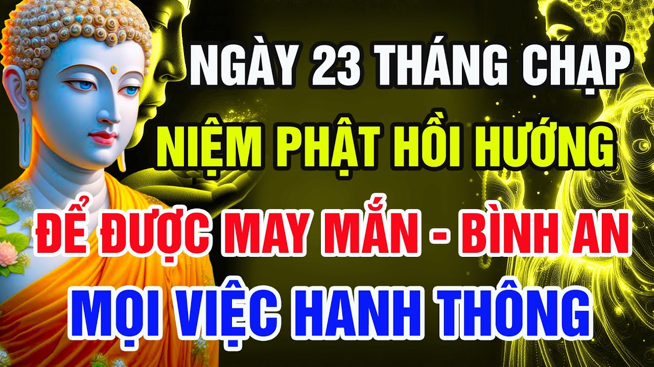 Phật Dạy Ngày 23 Tháng Chạp – Niệm Phật Hồi Hướng Câu Này Để May Mắn, Bình An, Mọi Sự Hanh Thông