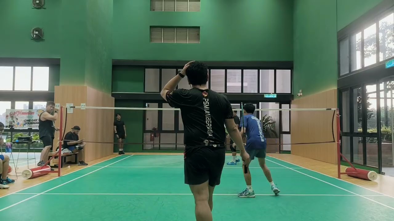 Bashmintonkl 1st mini-tournament Coco Ja vs Ram Eddy 