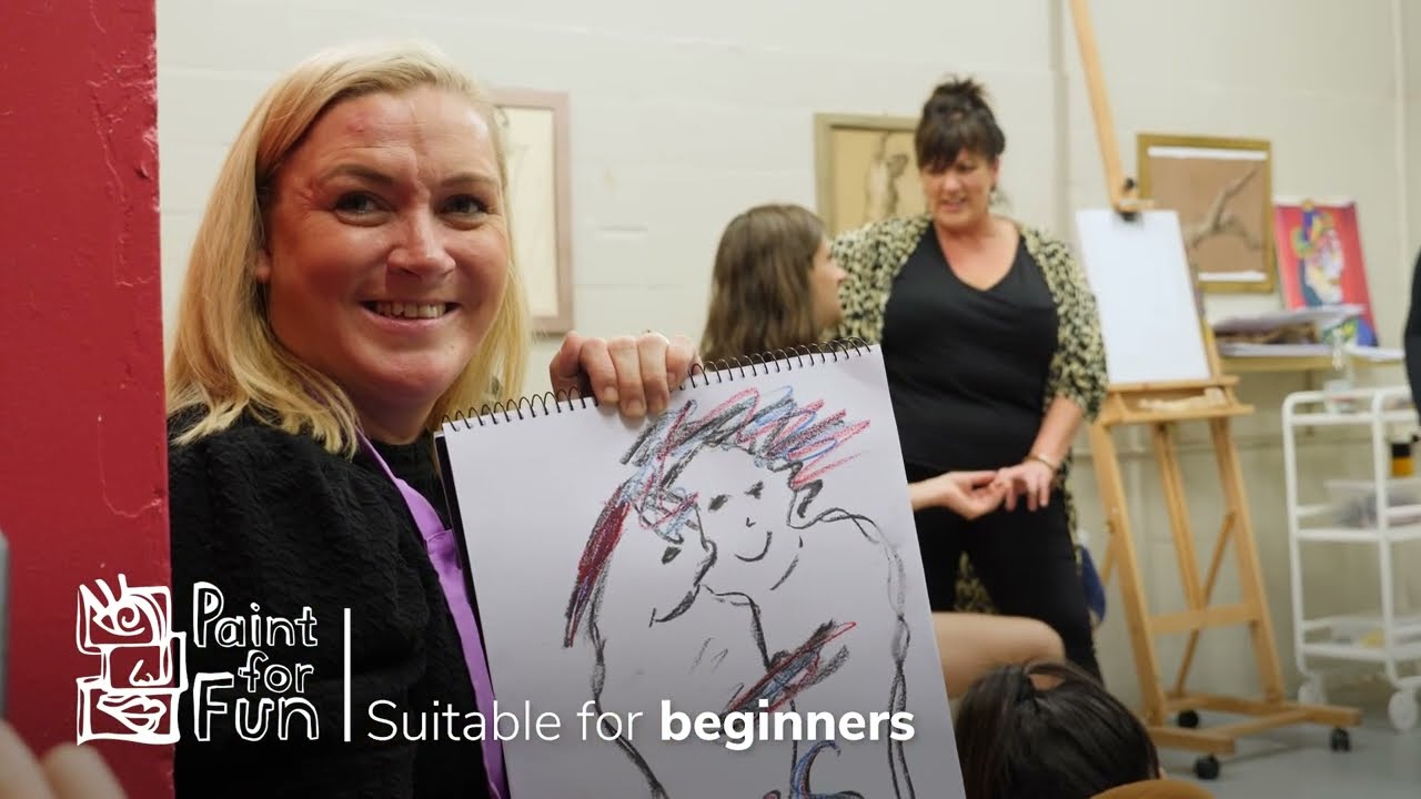 Hens party: Live model sketching class (Peep and Sip)
