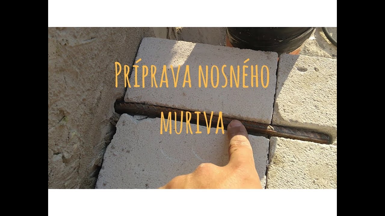 Príprava nosného muriva - svojpomocne