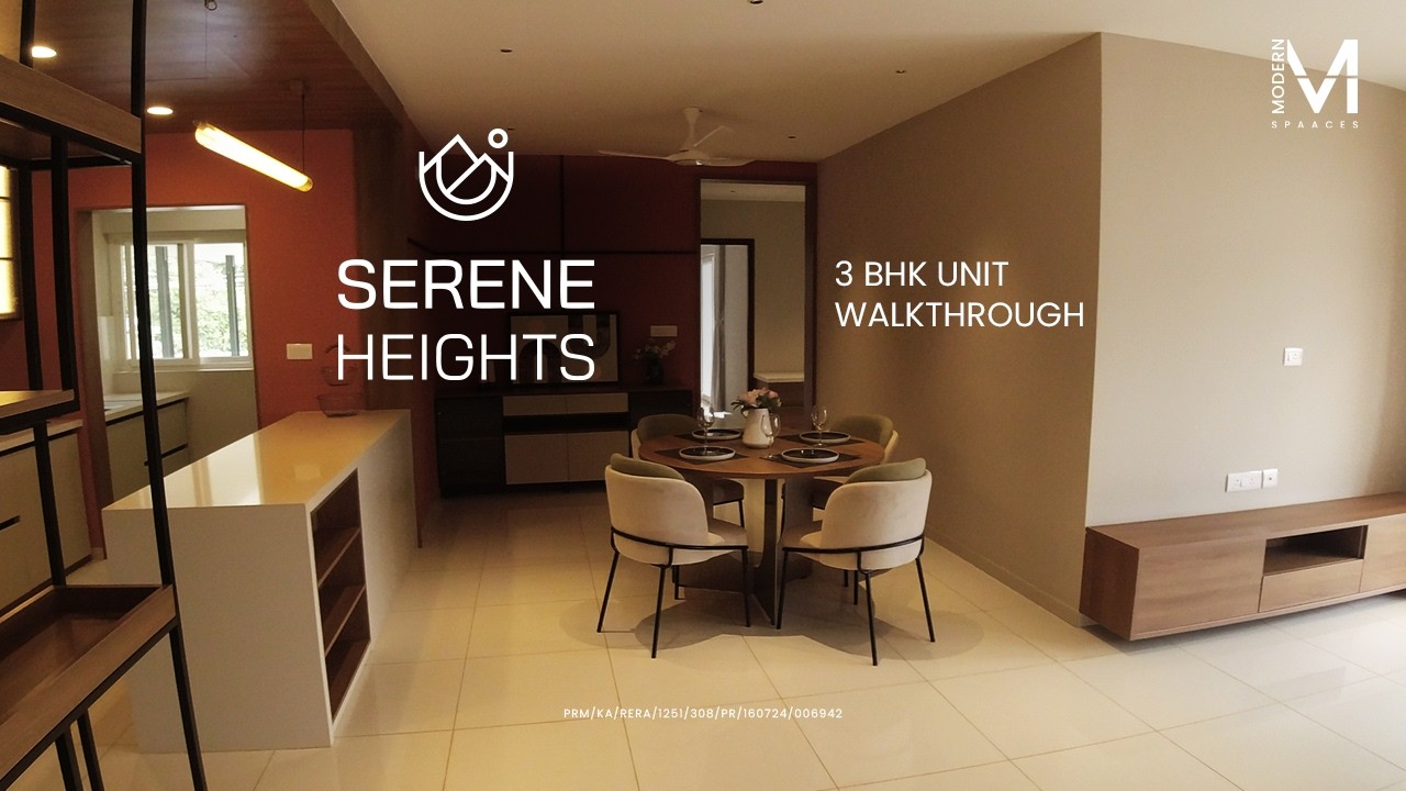Serene Heights by Modern Spaaces| Model Apartment Tour | Sarjapur Rd, Bangalore