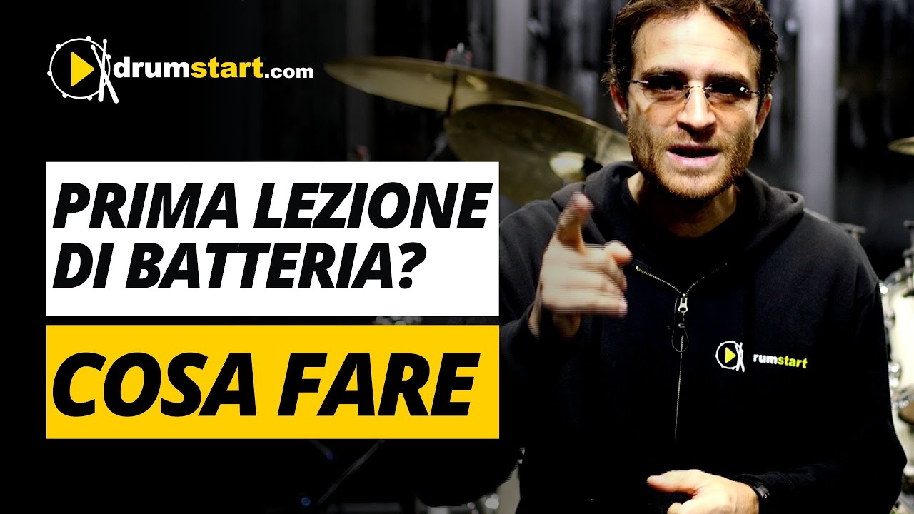 COSA FARE alla tua PRIMA LEZIONE di Batteria?