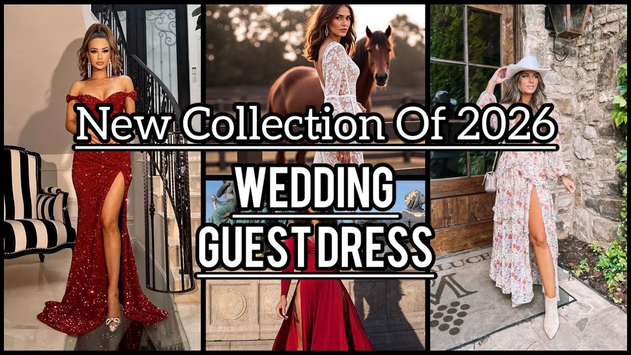 WEDDING GUEST DRESSES || Spring & Summer Wedding Guest Dress Outfit Ideas || #outfitideas #trending 