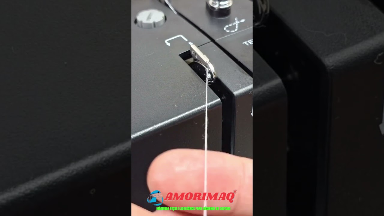 Como Colocar e Passar a Linha Na M&aacute;quina Singer Facilita Pro 4423 HD Black