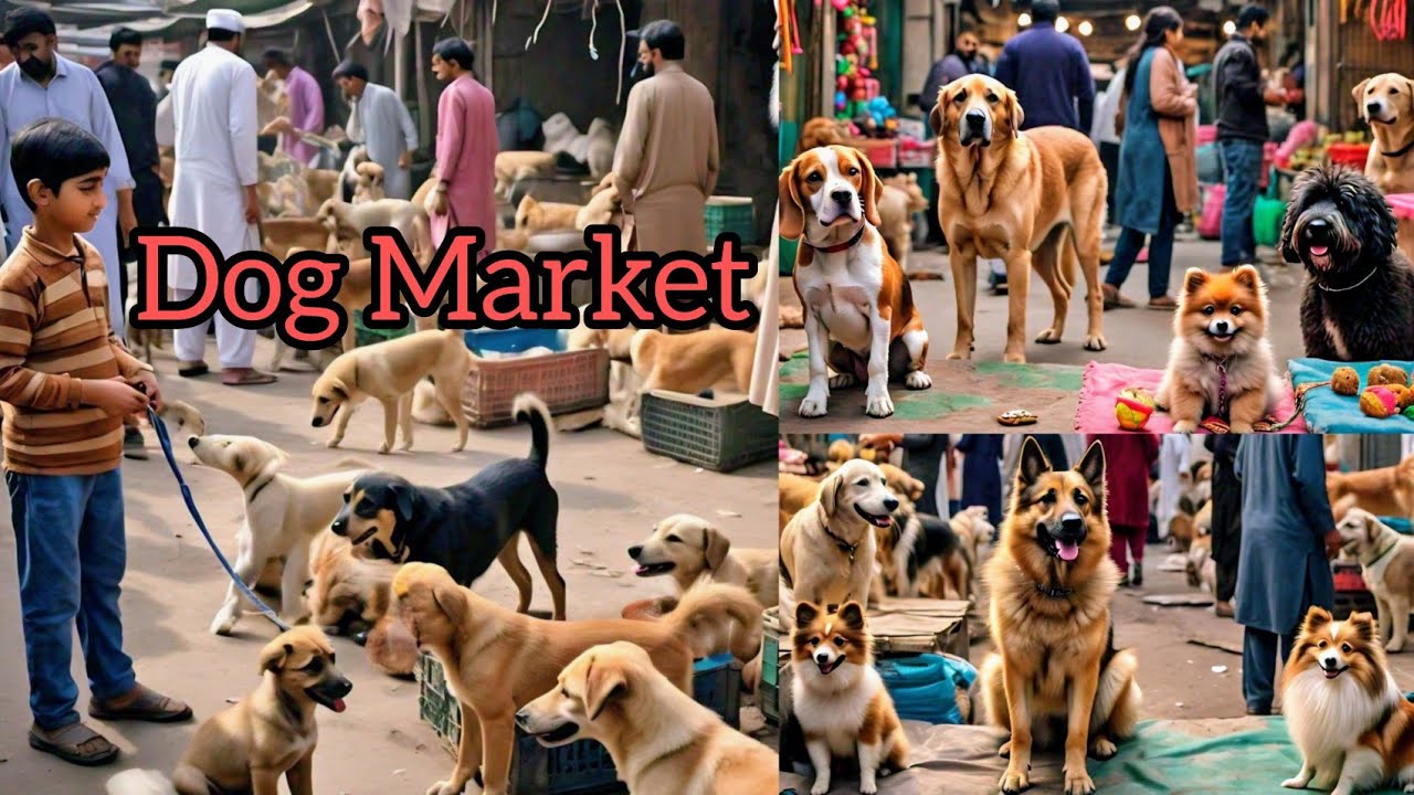 Dog Market in Karachi Pakistan | Saddar Dog Market Karachi | Kohat Dog Market | GSD | 05 MAY 2024