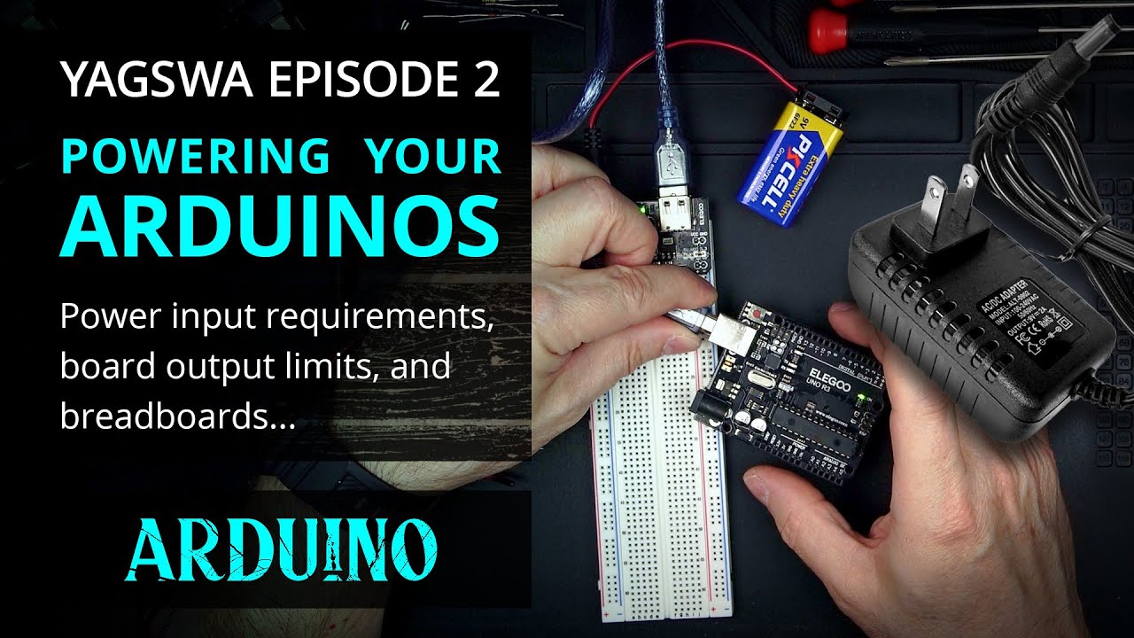 Powering your Board - Arduino for Modelmakers and Miniatures  #arduino #modelrailroad