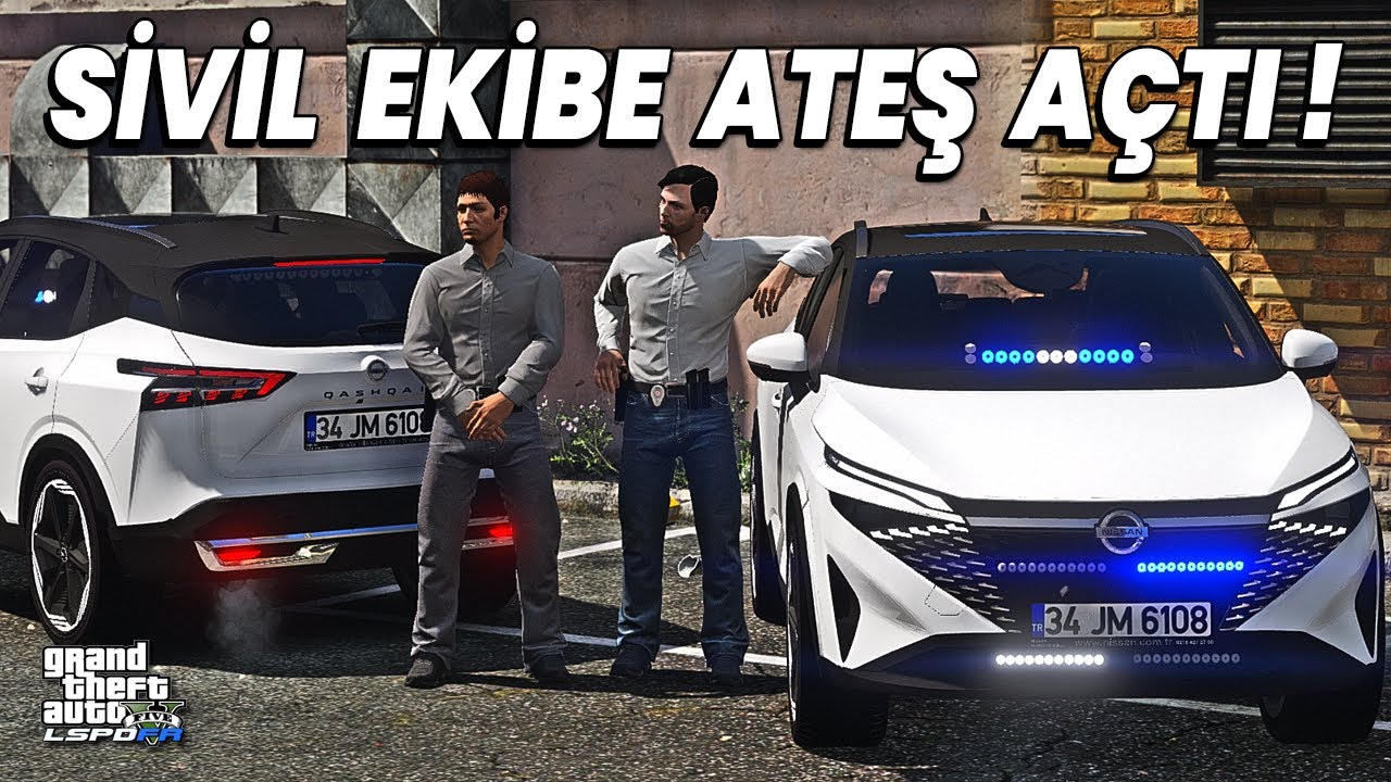 ARABAYI KAÇIRDI ATEŞ AÇTI! SİVİL POLİS MODU - GTA 5 LSPDFR