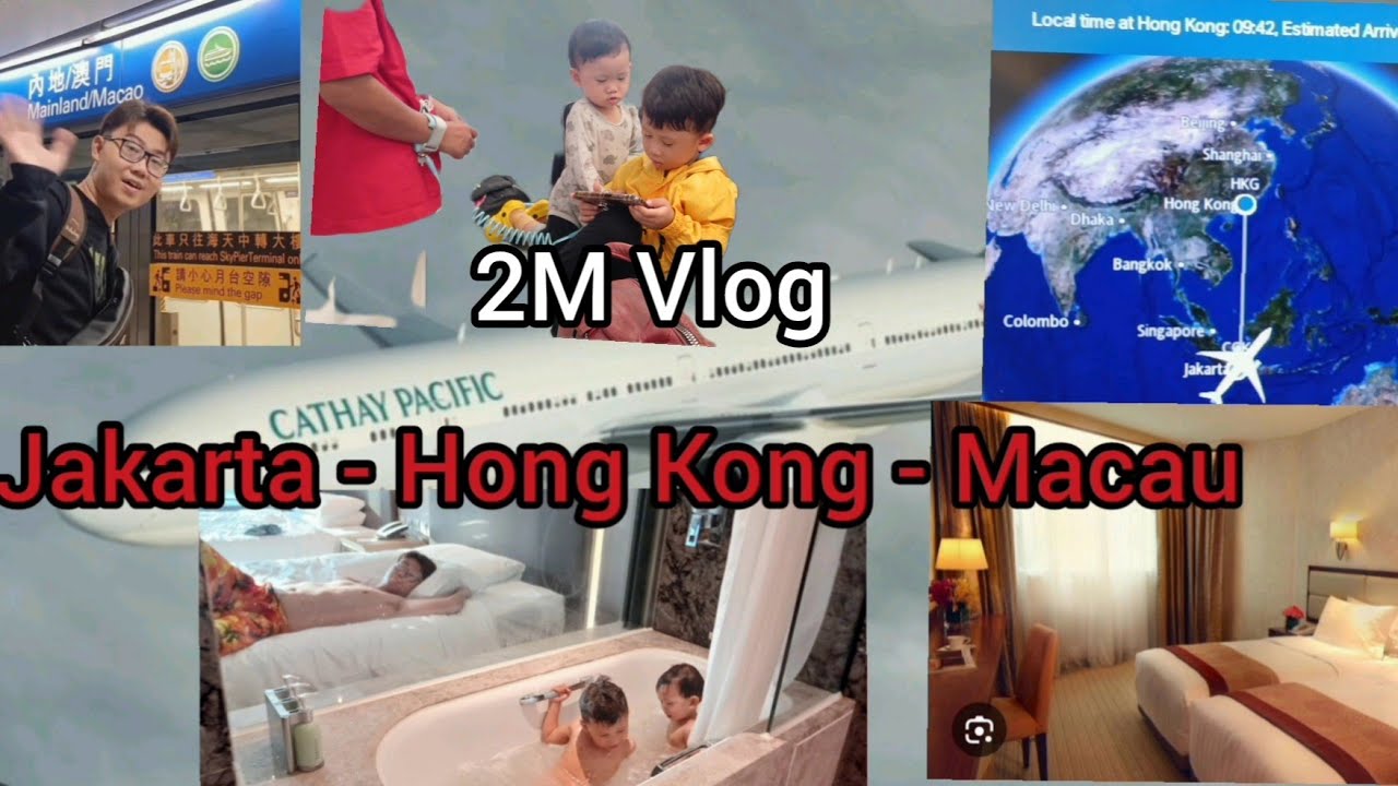 dari Indonesia ke Hong Kong lalu naik Bus ke Macau dari Airport, tidak lewat imigrasi HK | 2M vlog