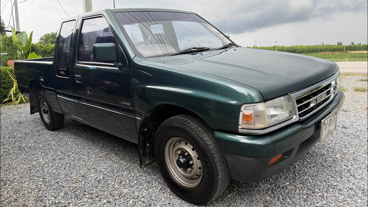 #กะบะ  #แคป TFR #หน้าย้อย #หน้าแปะยิ้ม ฝาทองดีเซล2,500 ปี1996 รถบ้านมือเดียว