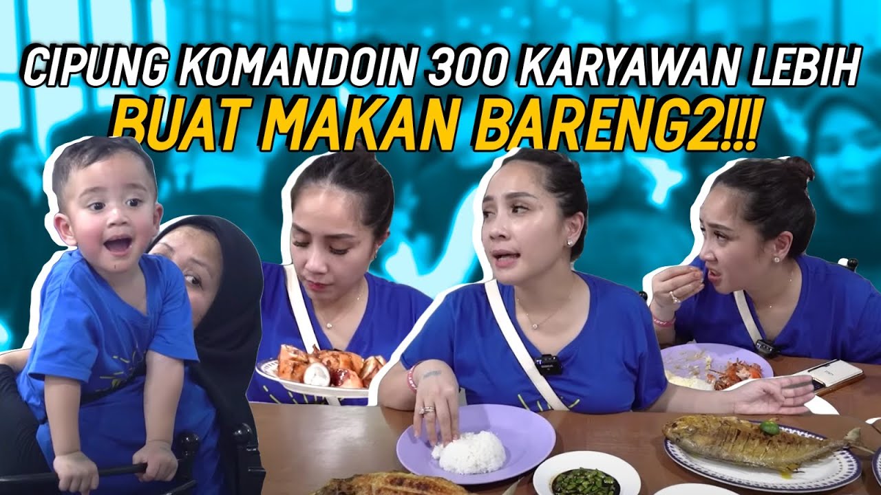 NAGITA BOYONG 300 KARYAWAN LEBIH MAKAN SEAFOOD BARENG!!! DITRAKTIR SEPUASNYA SAMPE BEGAH!!!