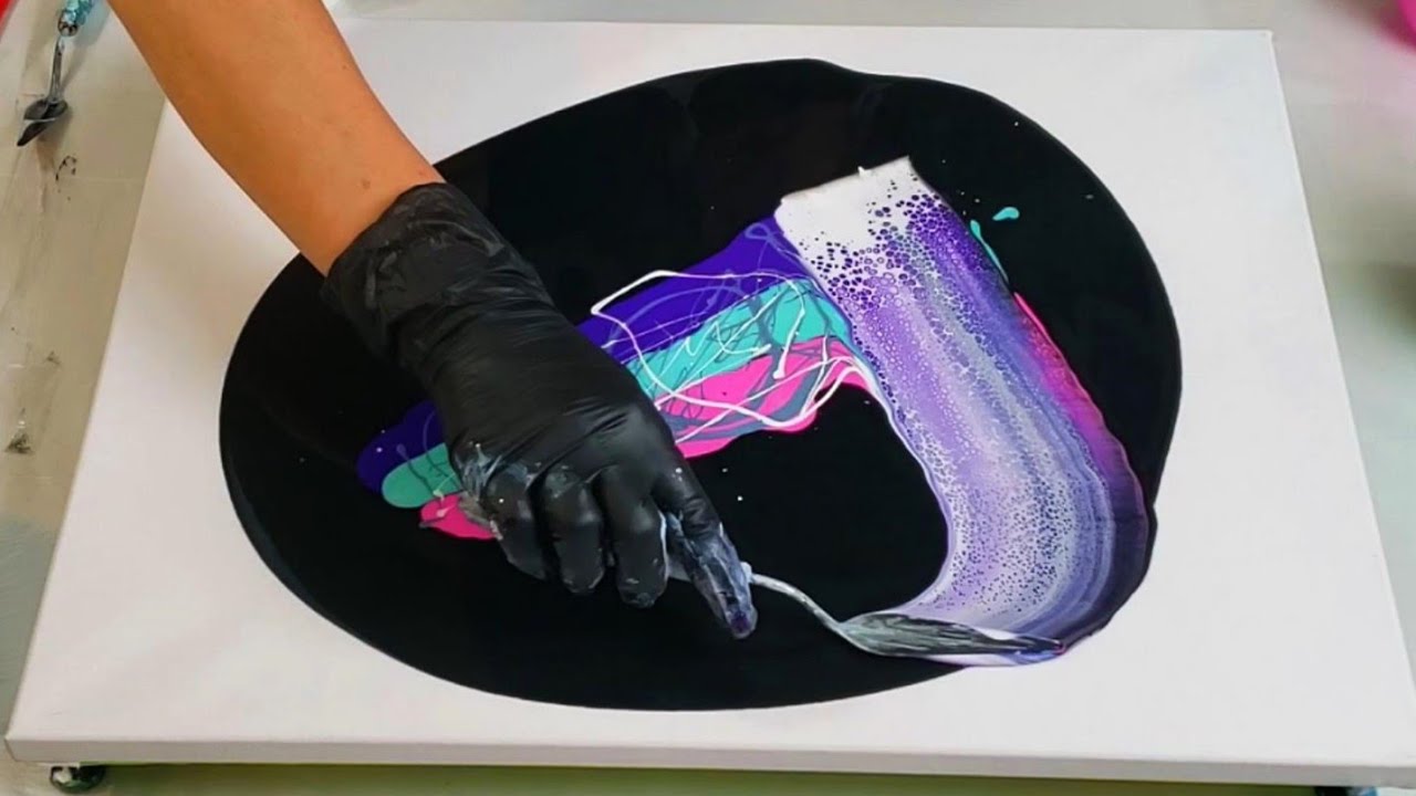 Magnificent! Playing With Bright Aussie Swipes On A Black Base. These Colors Really Stand Out.