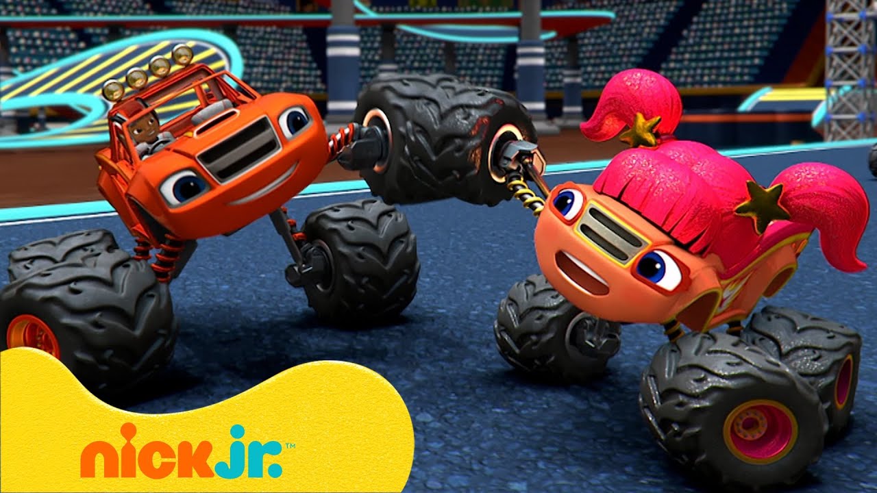 Blaze en de Monsterwielen | Blaze en Stripes redden baby's! | Nick Jr. Nederlands