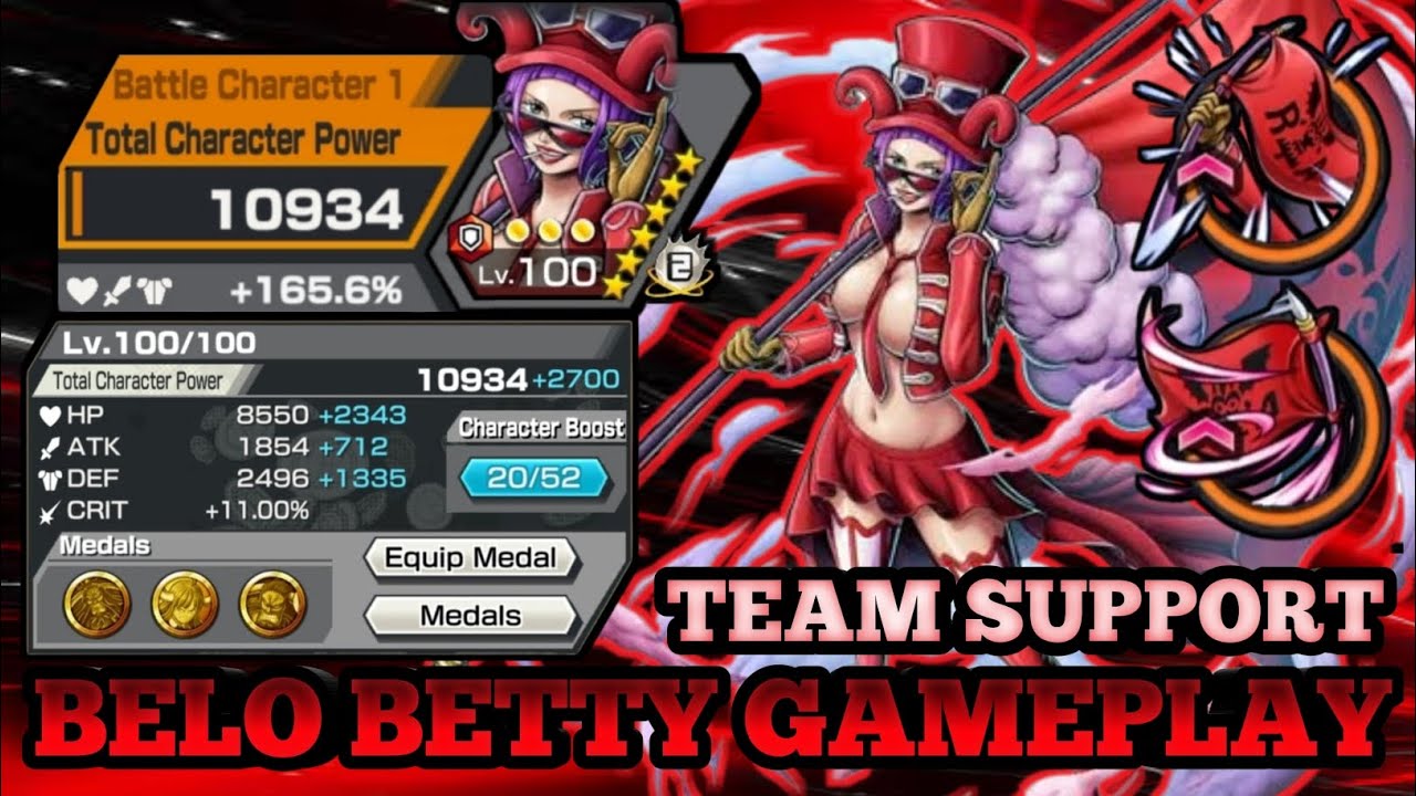Геймплей Бело Бетти | One Piece Bounty Rush | OPBR