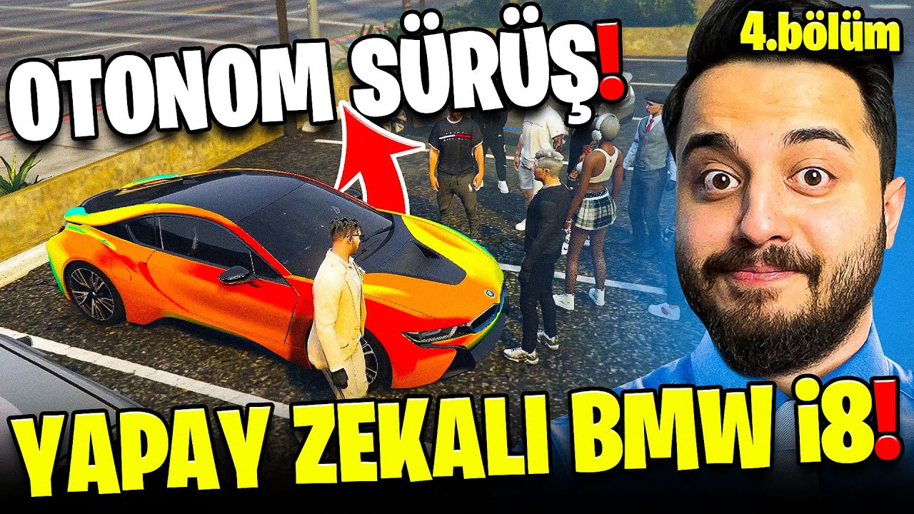 MAFYATİK KIZ BAŞIMIZA BELA OLDU! YAPAY ZEKALI BMW İ8! İLLEGAL MEKANİKÇİ BULDUK Gta 5 Gerçek Hayat #4