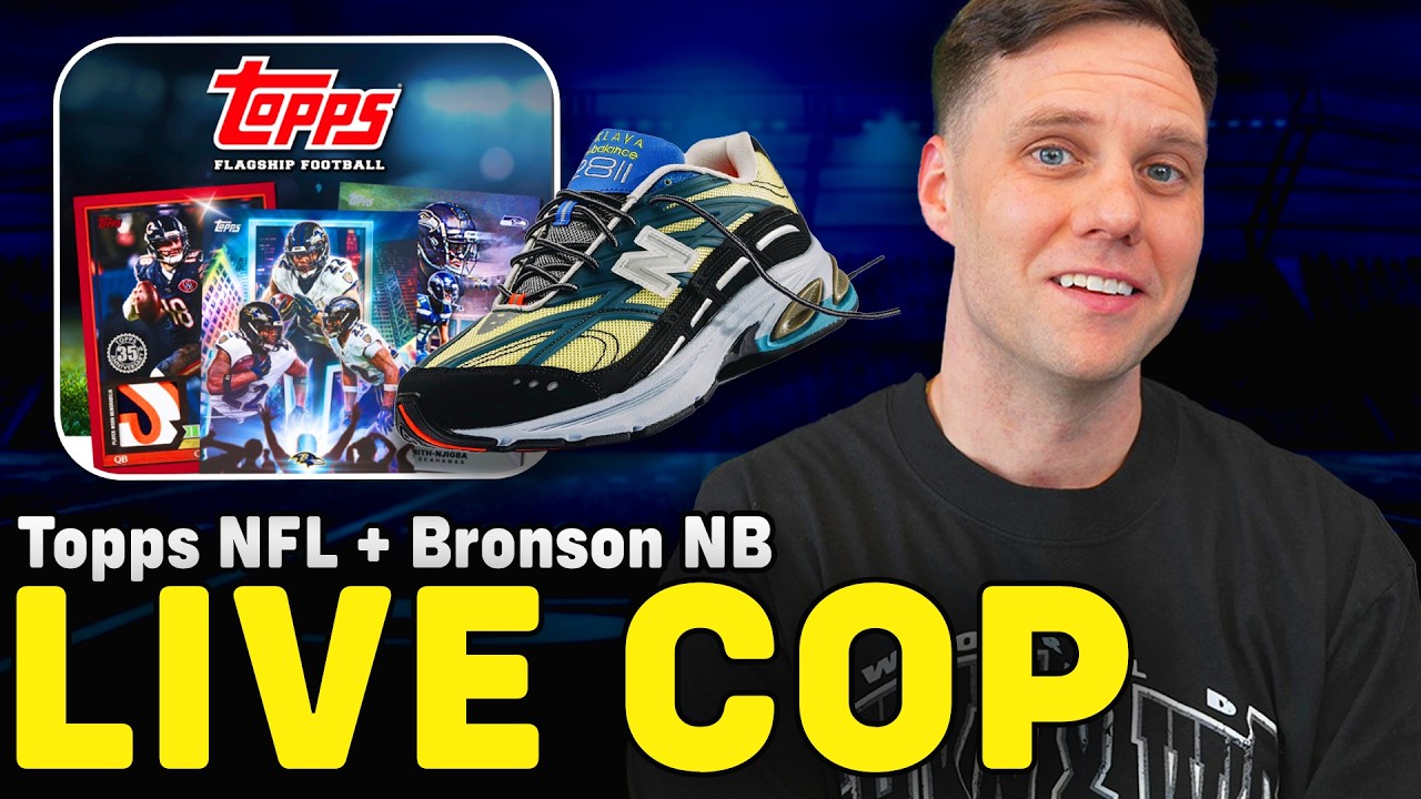 LIVE COP: ACTION BRONSON NEWBALANCE 2811 & TOPPS FLAGSHIP FOOTBALL
