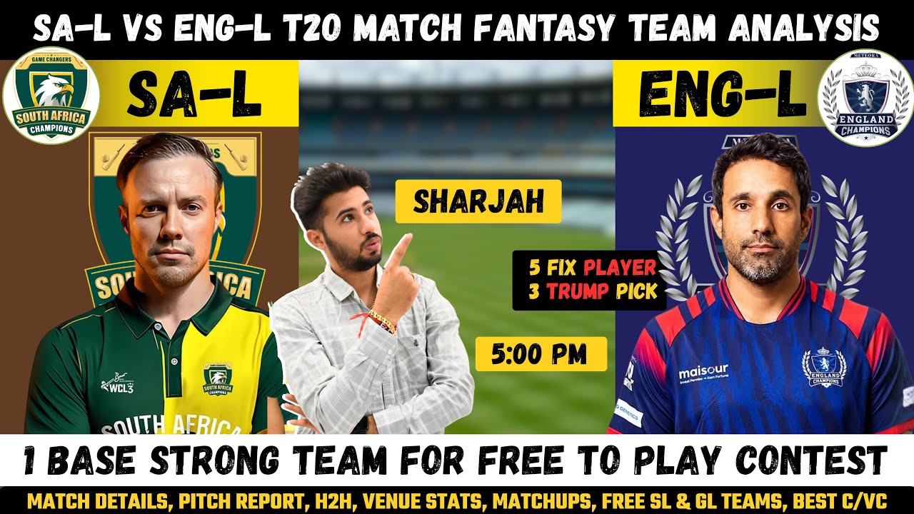 SA C vs ENG C 14th T20I Dream11 Prediction, South Africa C vs England Champion Fantasy Team Analysis
