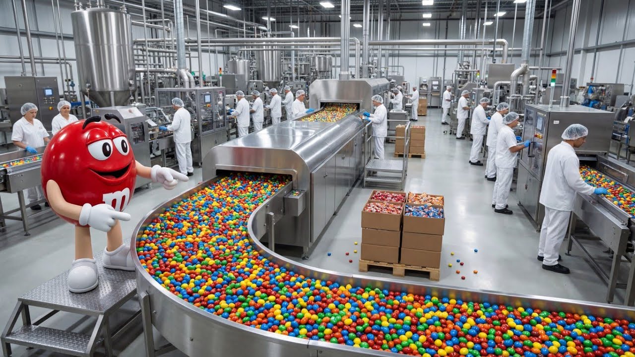 Inside the Largest M&Ms Factory | How Millions of M&Ms Are Made Daily