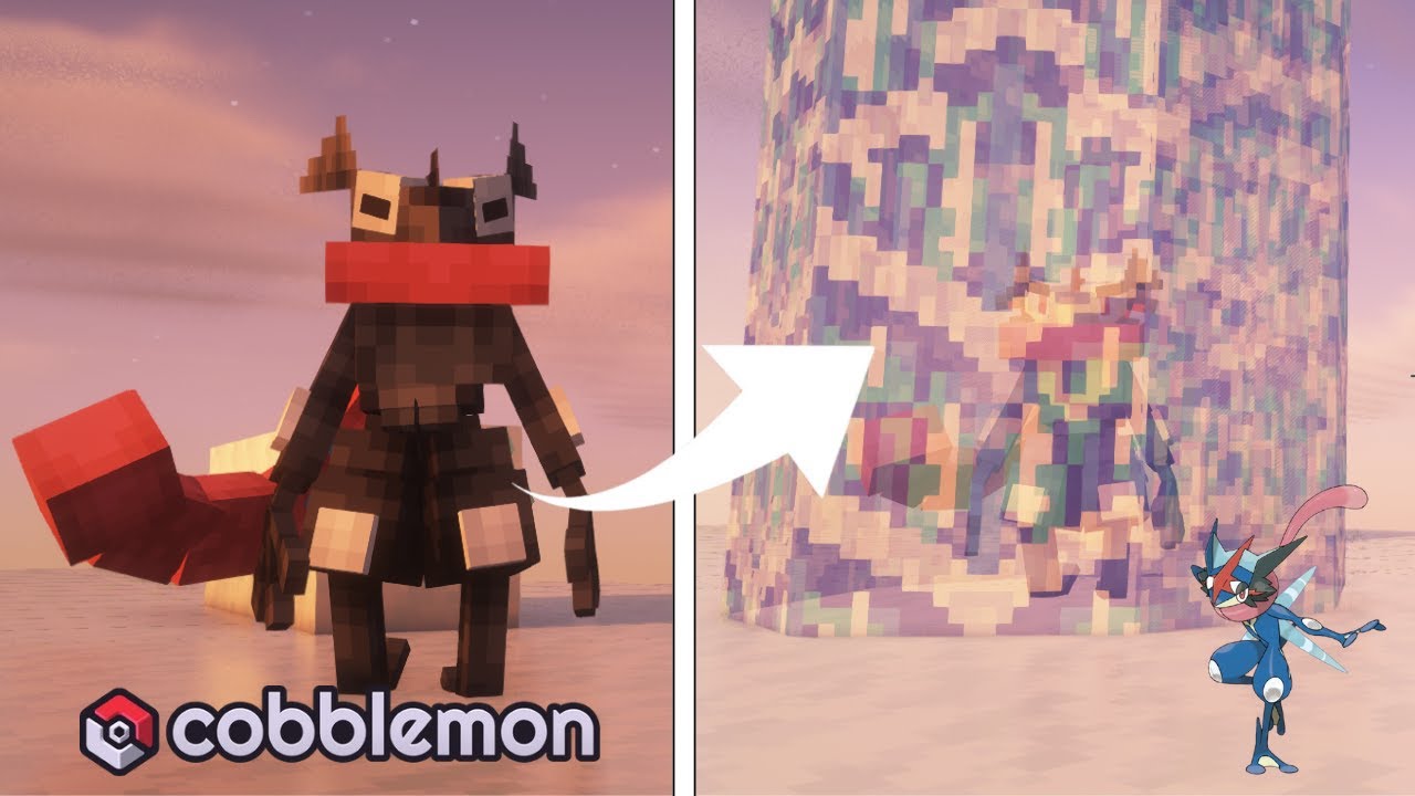How to add ASH-GRENINJA in Cobblemon!