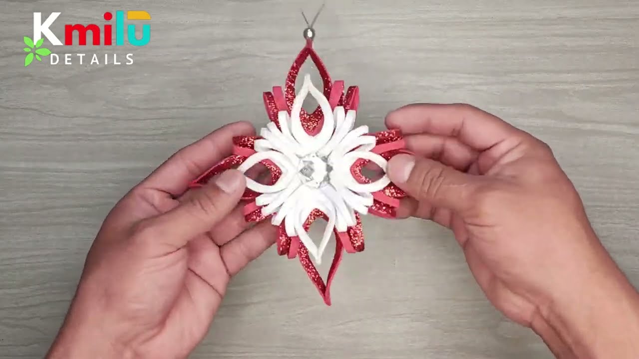Estrellas de goma eva fáciles y rápidas  🌟🎄🎅