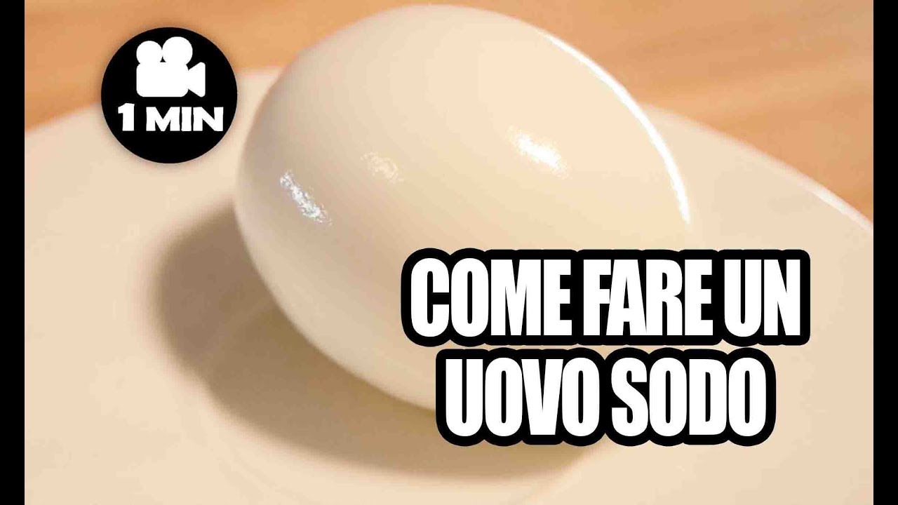COME FARE UN UOVO SODO (COTTURA UOVO SODO)
