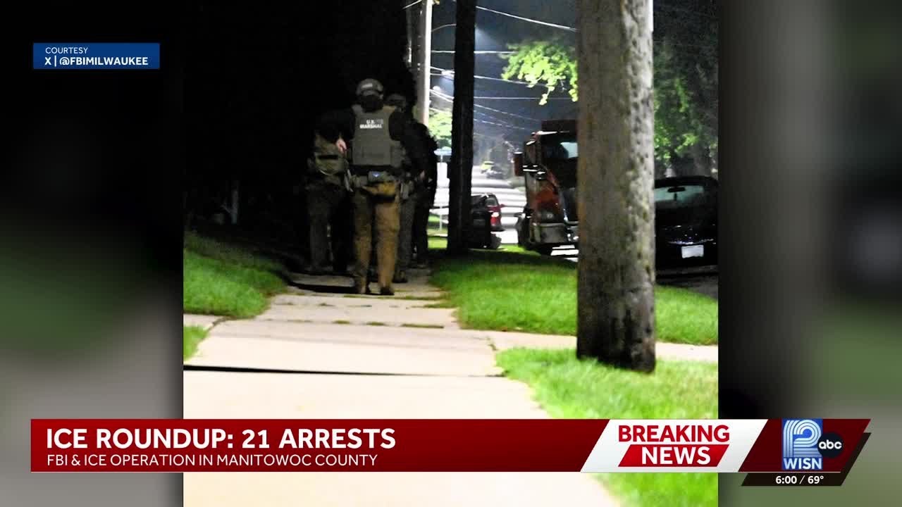 FBI, ICE arrest 21 undocumented immigrants in Manitowoc