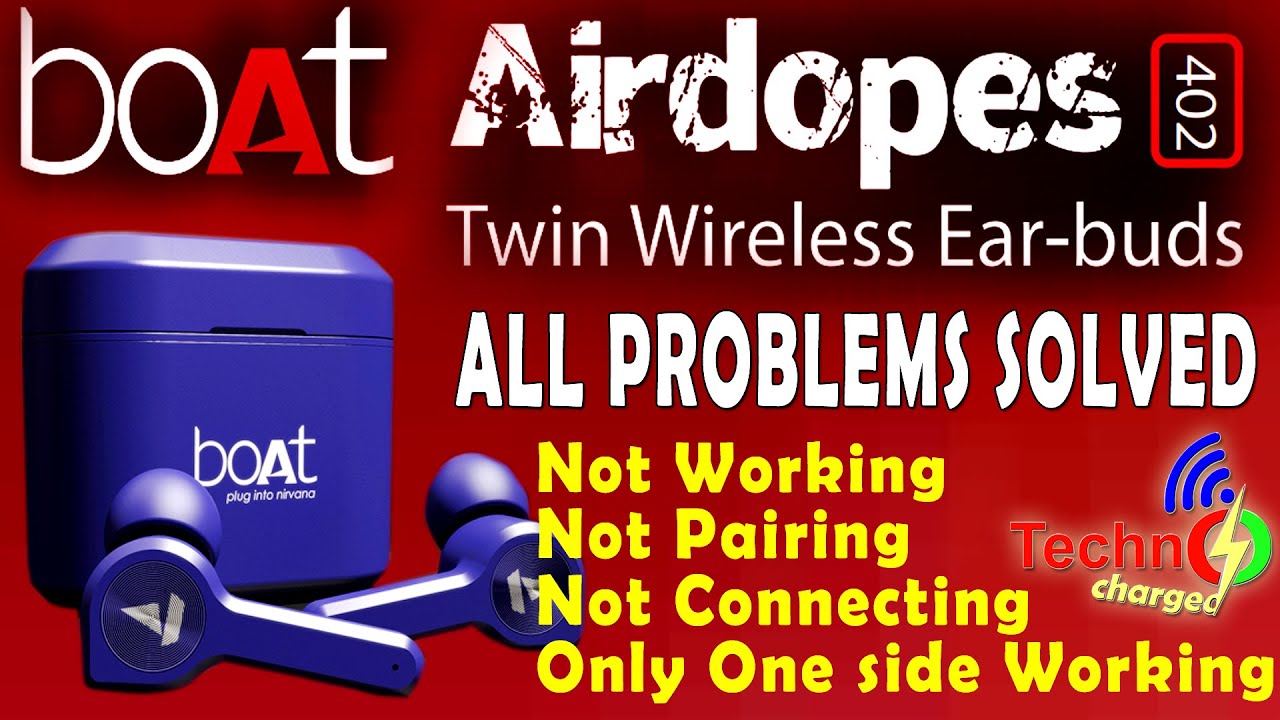 boat airdopes 402 not working | not pairing | disconnecting | how to reset @Technocharged ​