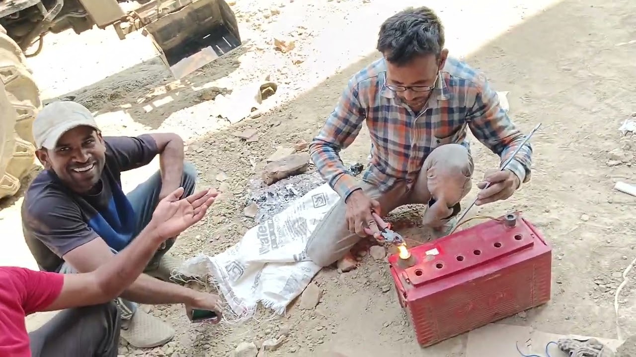 बैटरी के पोल को रिपेयर करने की ऐसी विधि आपने कभी नहीं देखा होगा #driverbabu #vikram_kumar