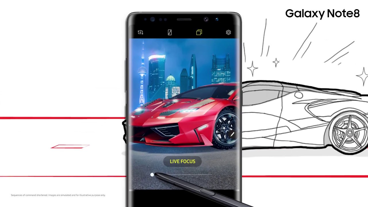 Galaxy Note8 - Live Message + Live Focus