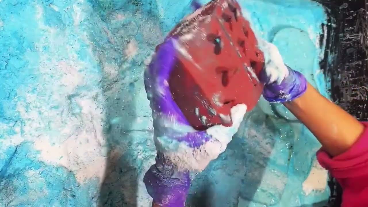 Mix dump laundry suds overload so satisfying #asmr #asmrsounds #oddlysatisfying #satisfying 
