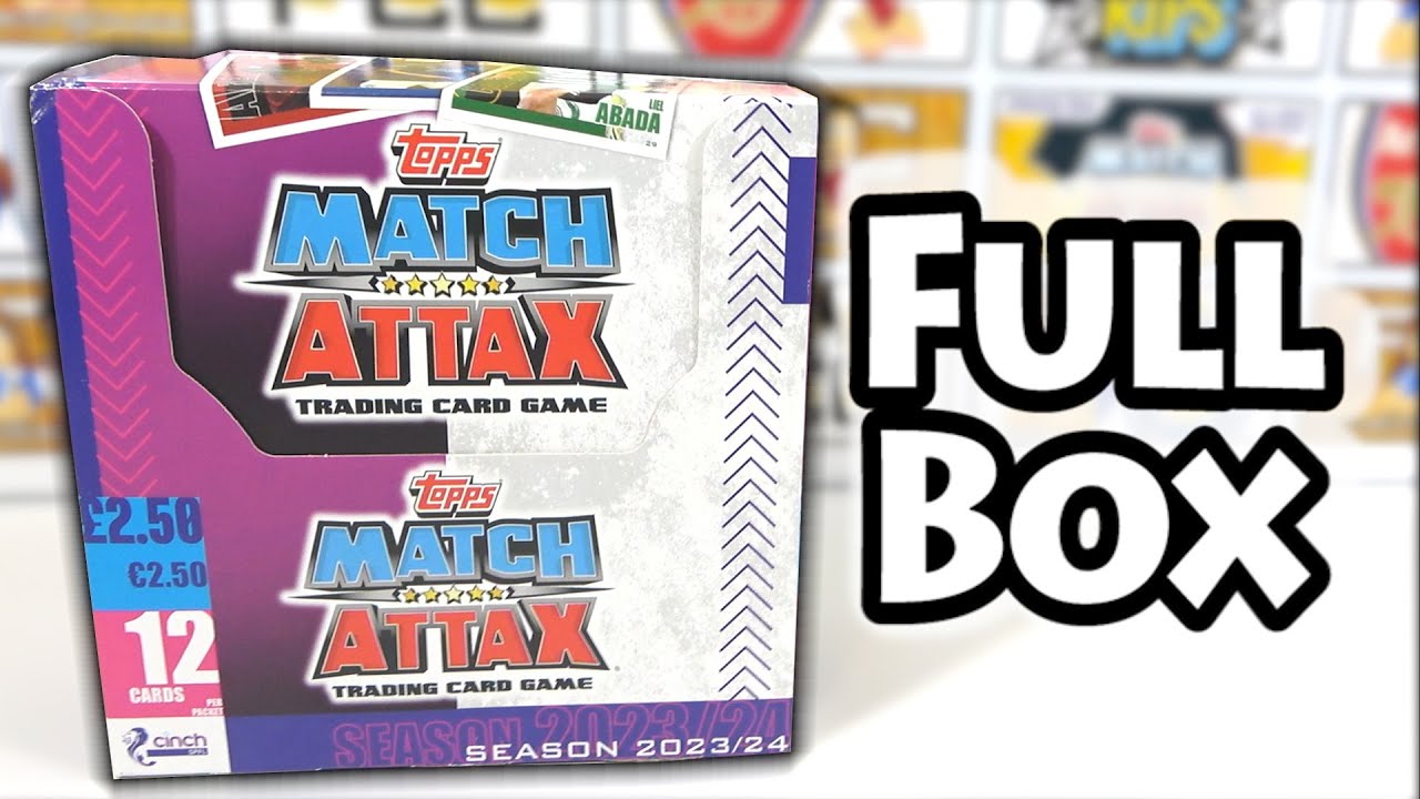 *NEW* MATCH ATTAX 2023/24 SPFL Full Display Box Opening | All 24 Packs | 100 Clubs & Golden Legend