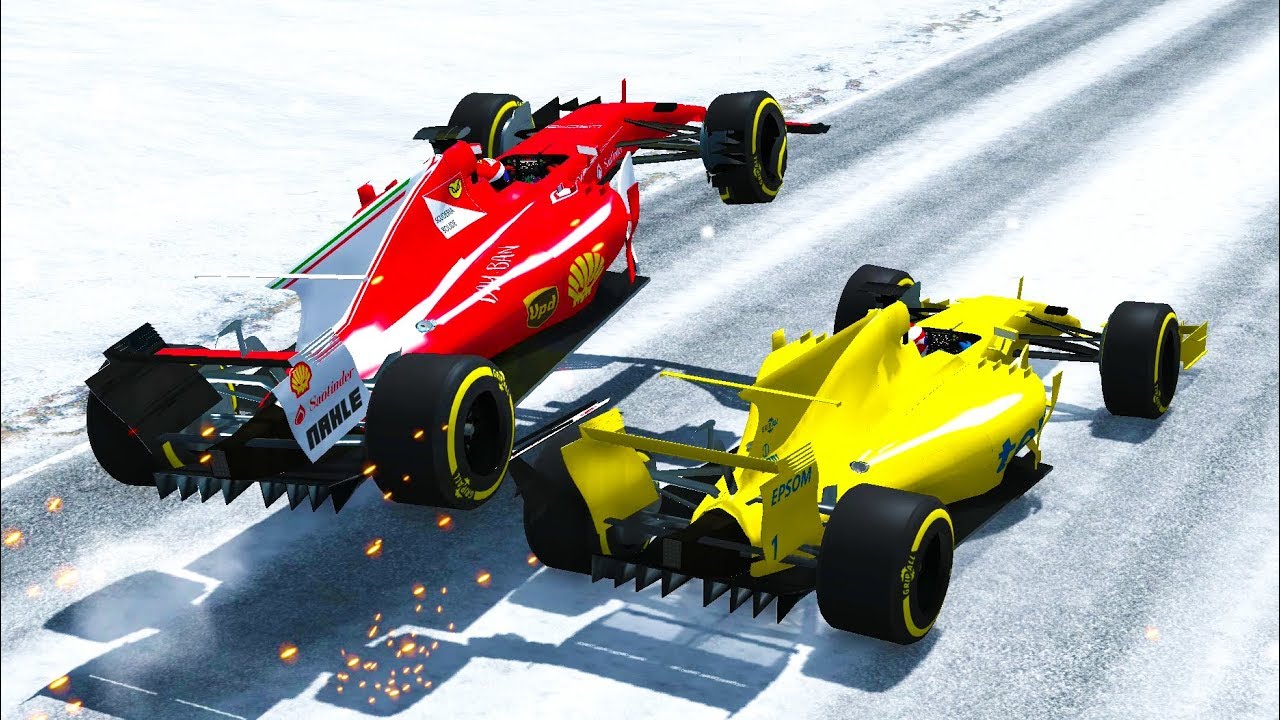 F1 Racing Crashes #1 (+Take Offs) - BeamNG drive