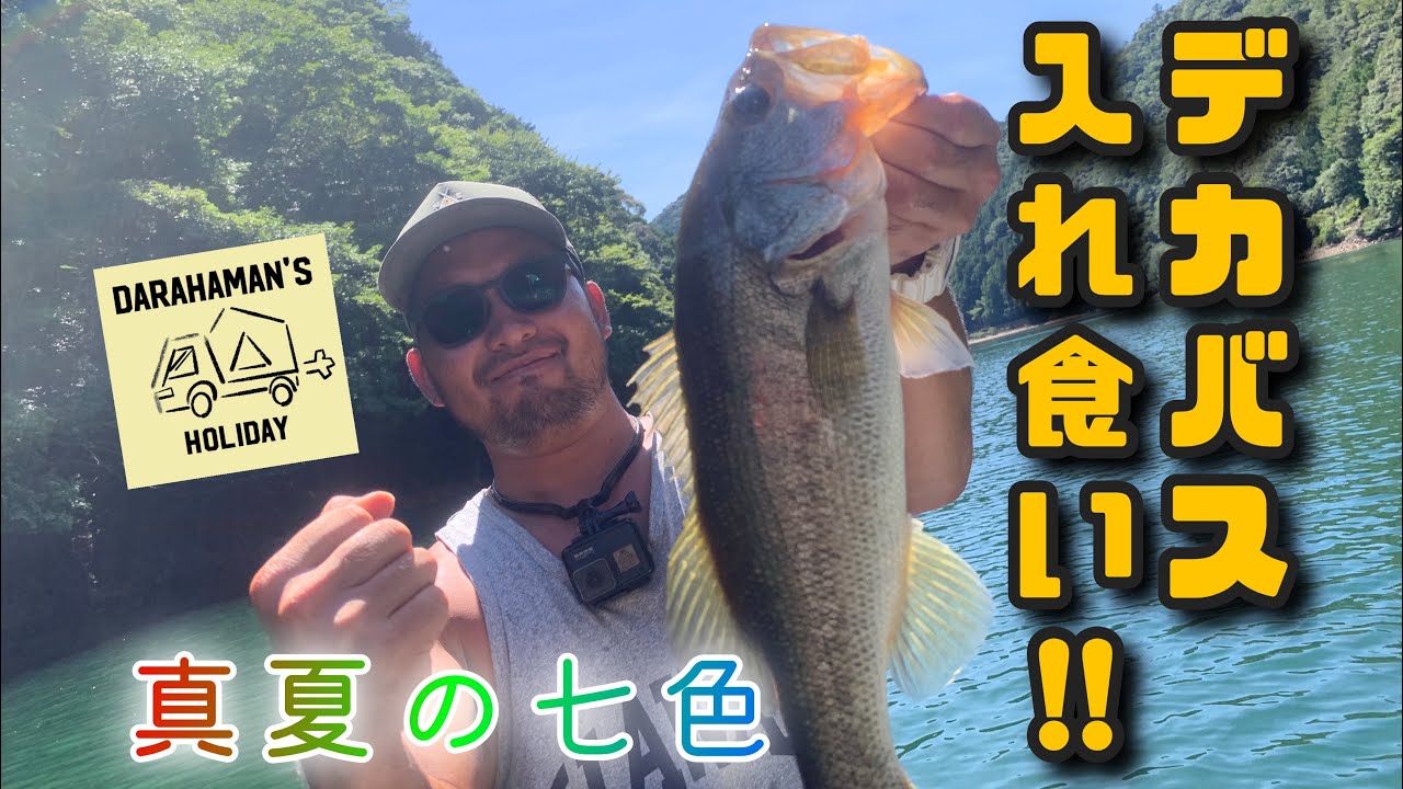【七色ダム】フリーリグで釣りまくった夏