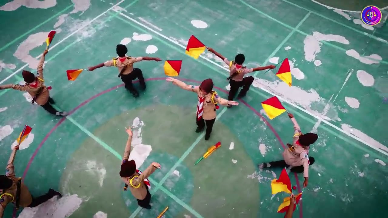 SEMAPHORE DANCE DEMO EKSTRAKULIKULER PRAMUKA SMKN 1 KRAGILAN