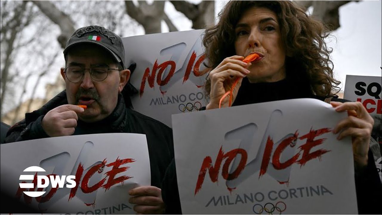 BREAKING: &lsquo;ICE OUT&rsquo; Protests Rock Milan Ahead of Winter Olympics | AC15