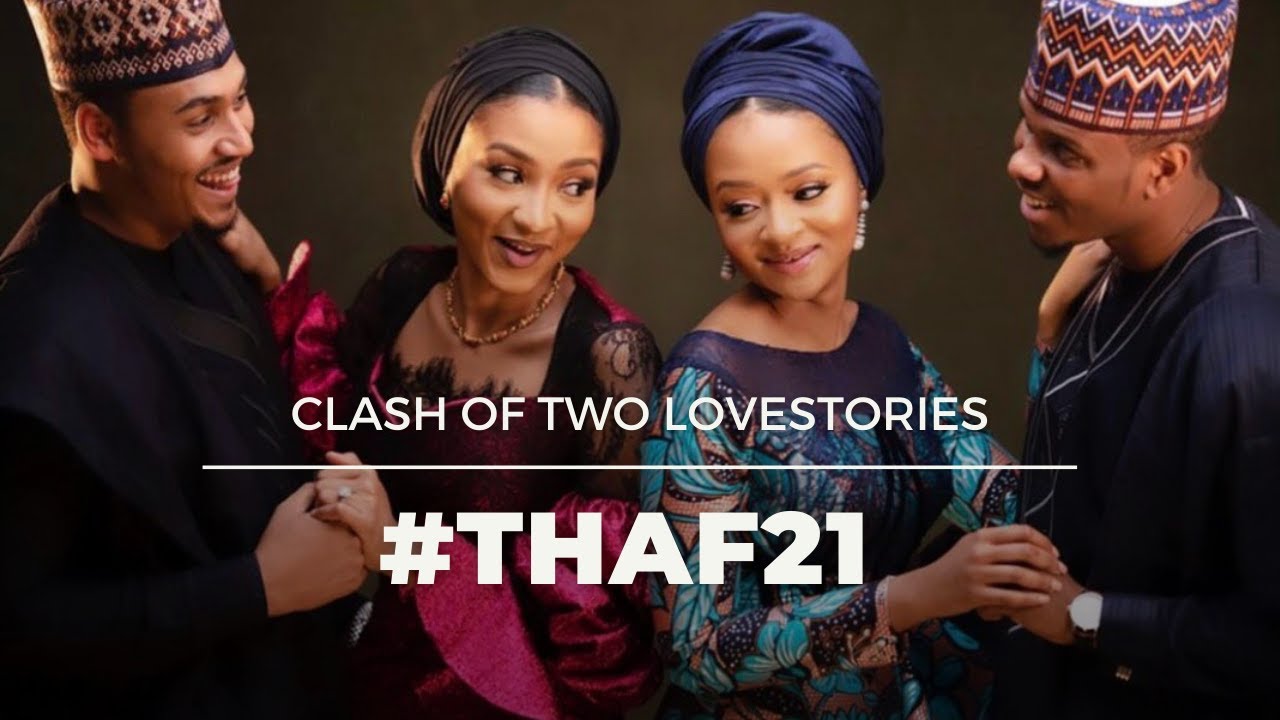 Smooches and Kisses at #THAF21. Northern Nigeria Biggest Double Fairytale Wedding.