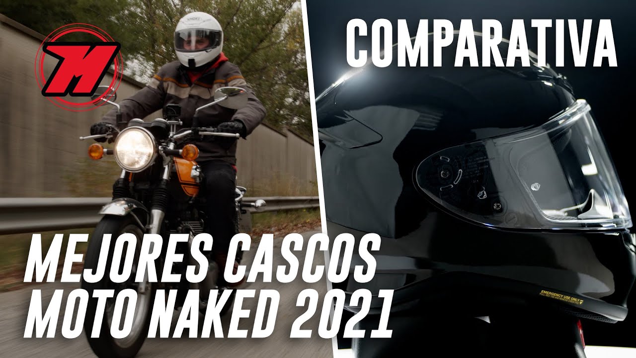Los 7 MEJORES CASCOS moto NAKED. ¿Y silenciosos?