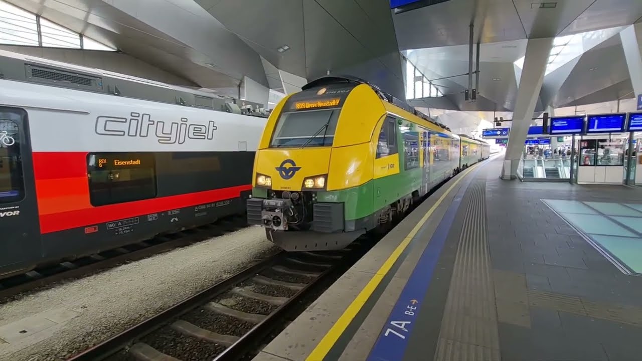 TRIP REPORT I REX 9 I Wien Hbf - Wiener Neustadt Hbf I 2.Klasse I Raaberbahn 4746
