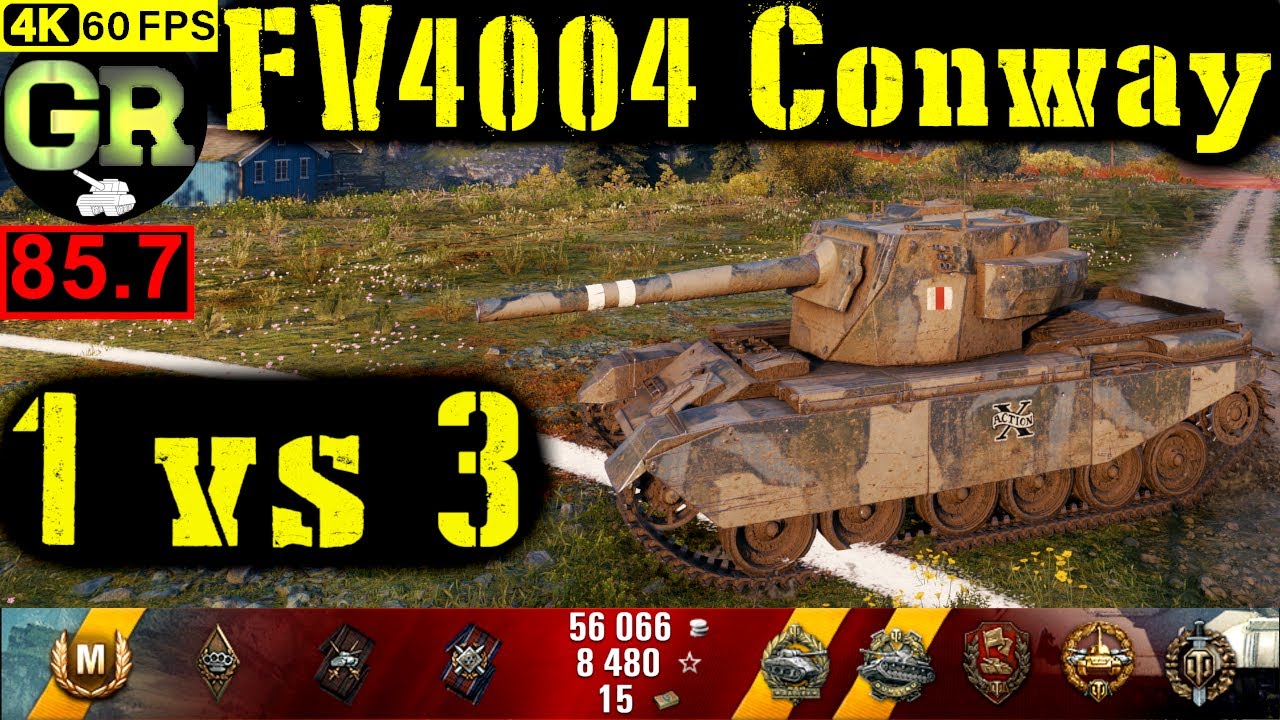 86_World of Tanks FV4004 Conway WoT Replay - 8 Kills 7.8K DMG(Patch 1.5.0)