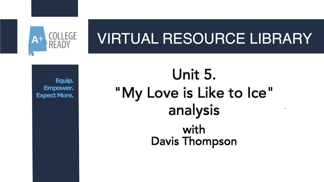 Unit 5: Poetry - 