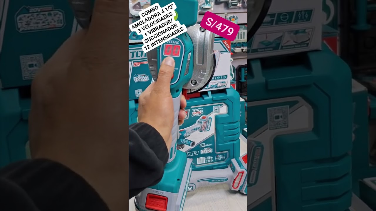 Combo Amoladora m&aacute;s Vibrador/Succionador
